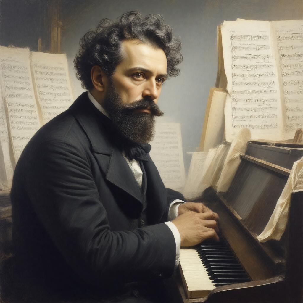 AI-created image of Georges Bizet