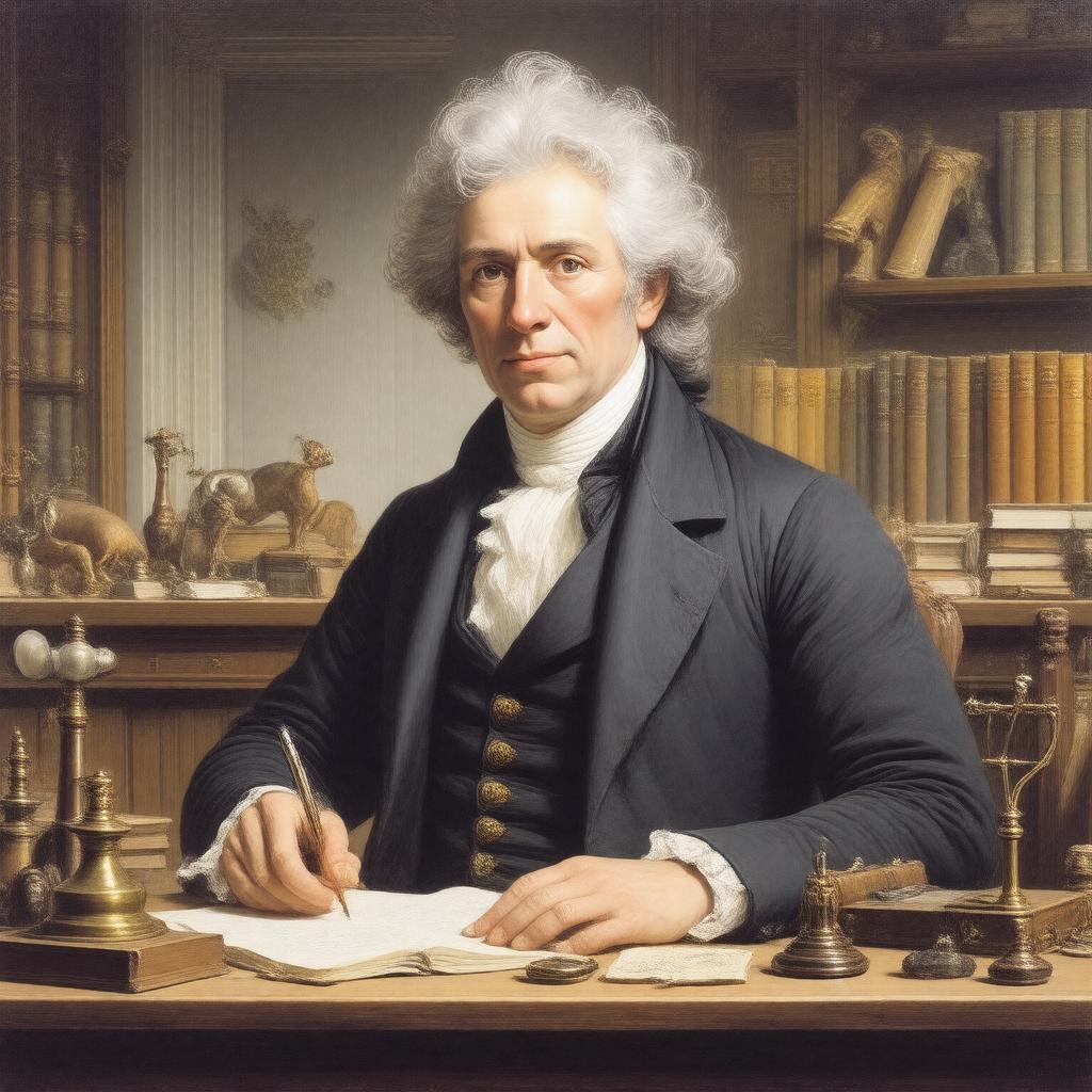 AI-created image of Georges Cuvier