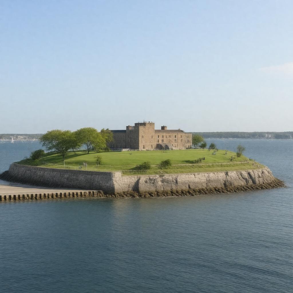 AI-created image of Georges Island