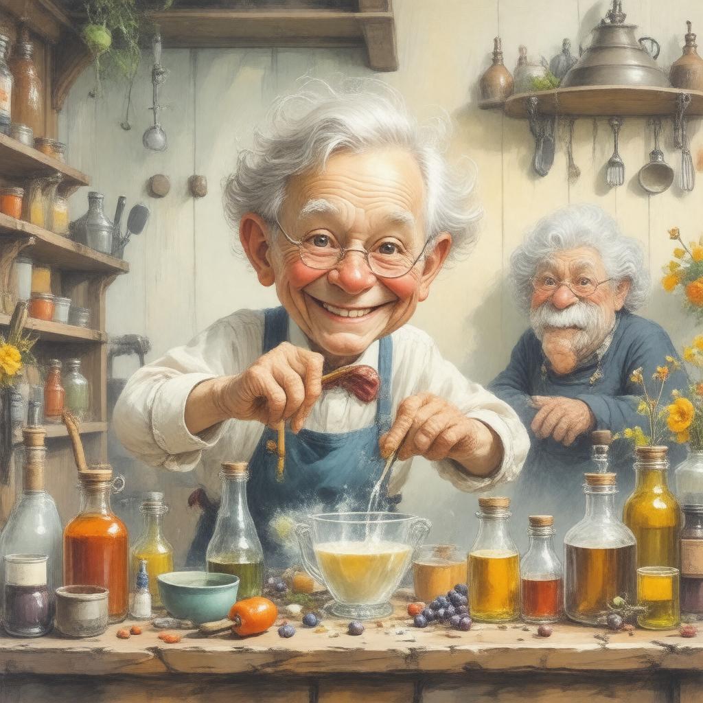 AI-created image of George's Marvellous Medicine