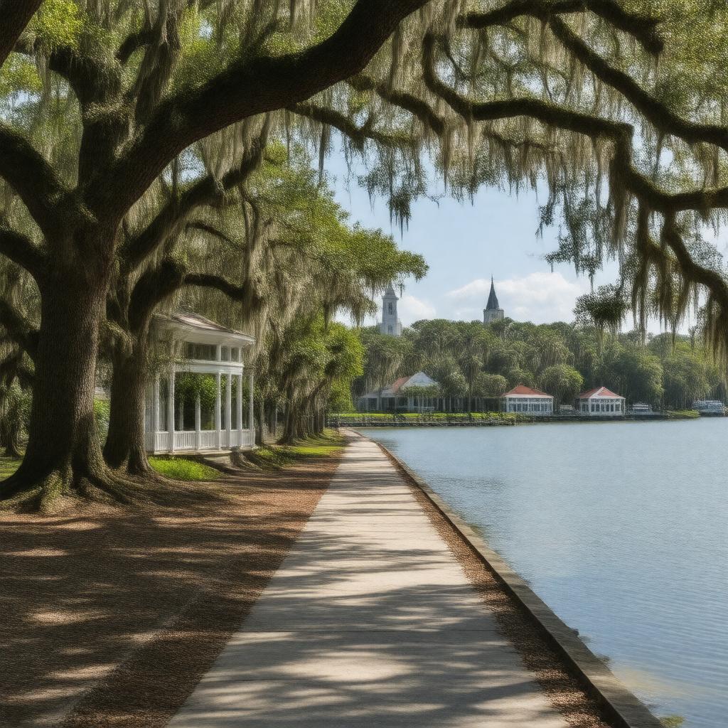 AI-created image of Georgetown, South Carolina