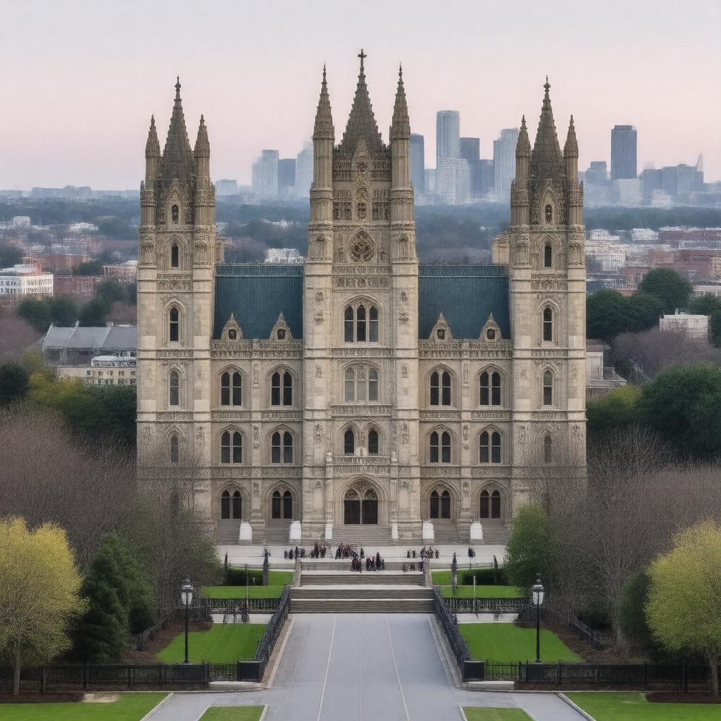 AI-created image of Georgetown University