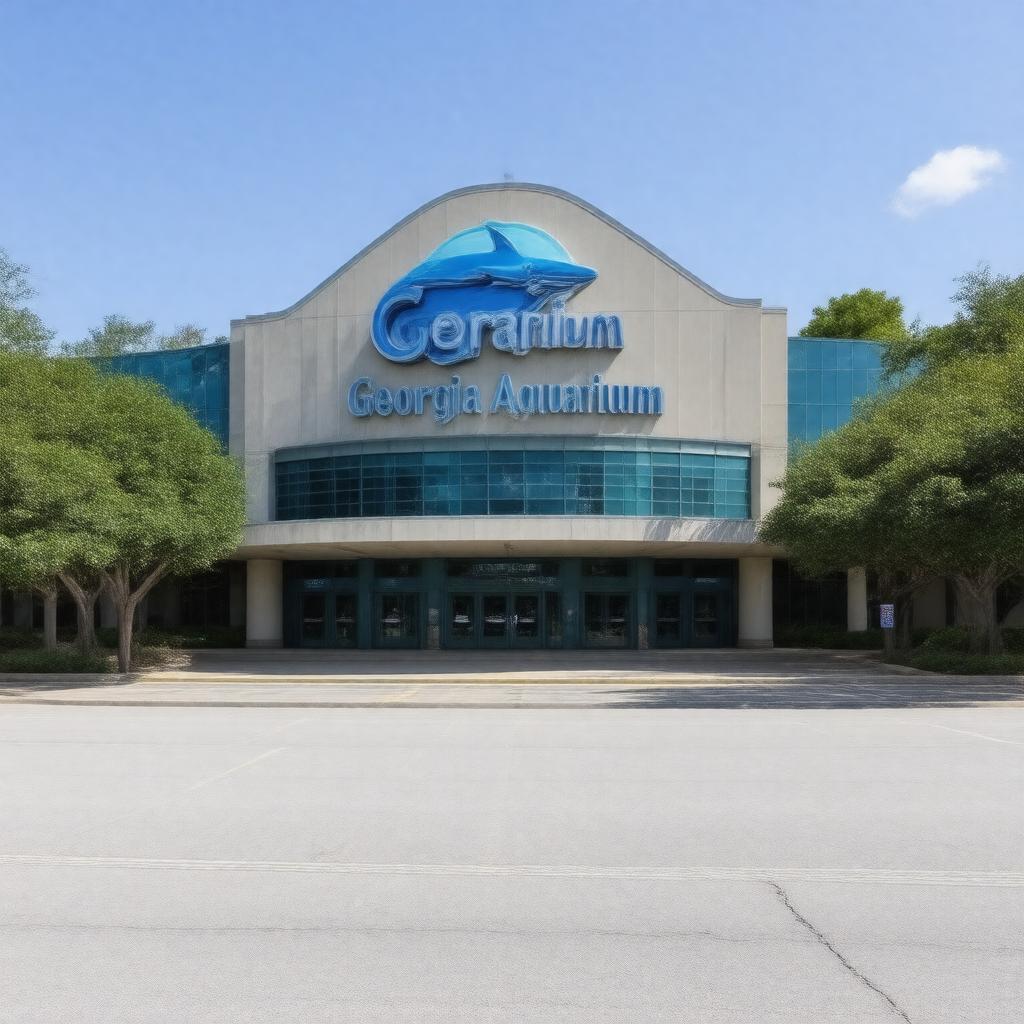 AI-created image of Georgia Aquarium