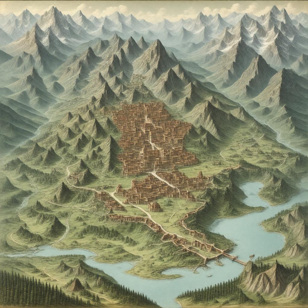 AI-created image of Georgia (historically)