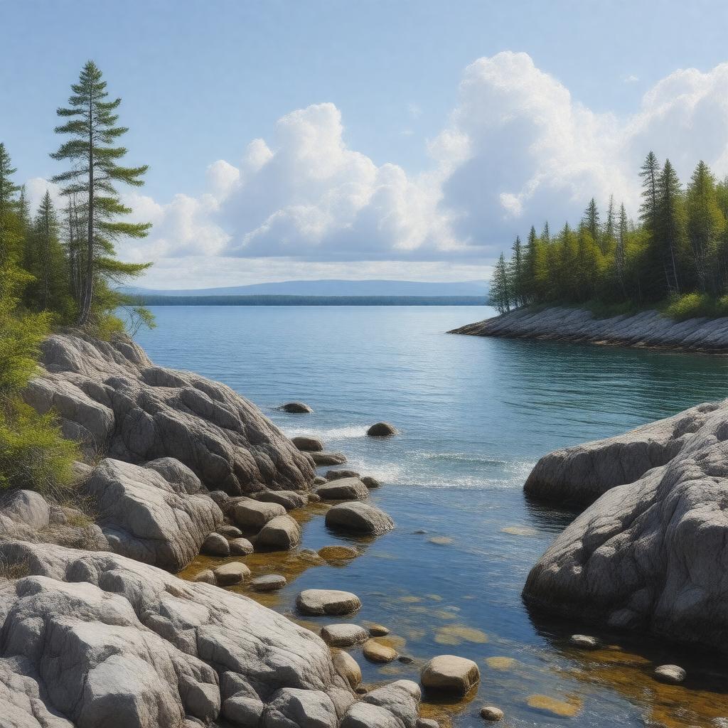 AI-created image of Georgian Bay