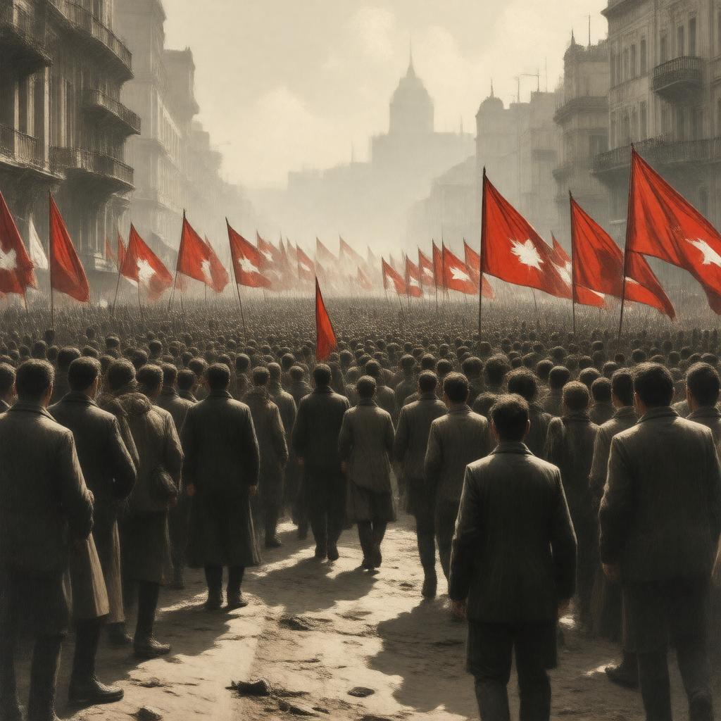 Click to view larger image AI-created image of Georgian National Liberation Movement