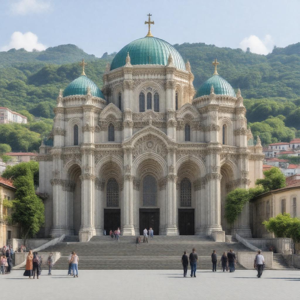 AI-created image of Georgian Orthodox Church