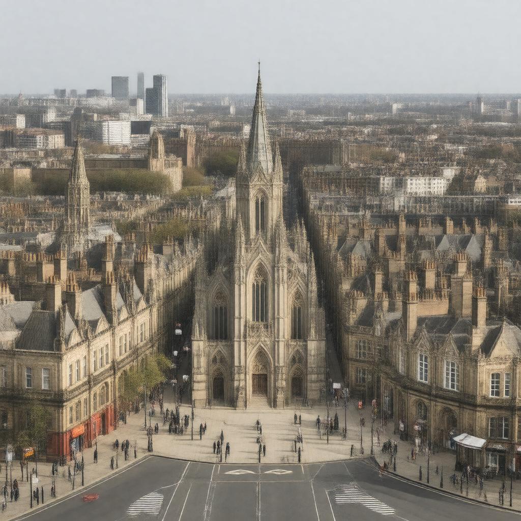 AI-created image of Georgian Quarter