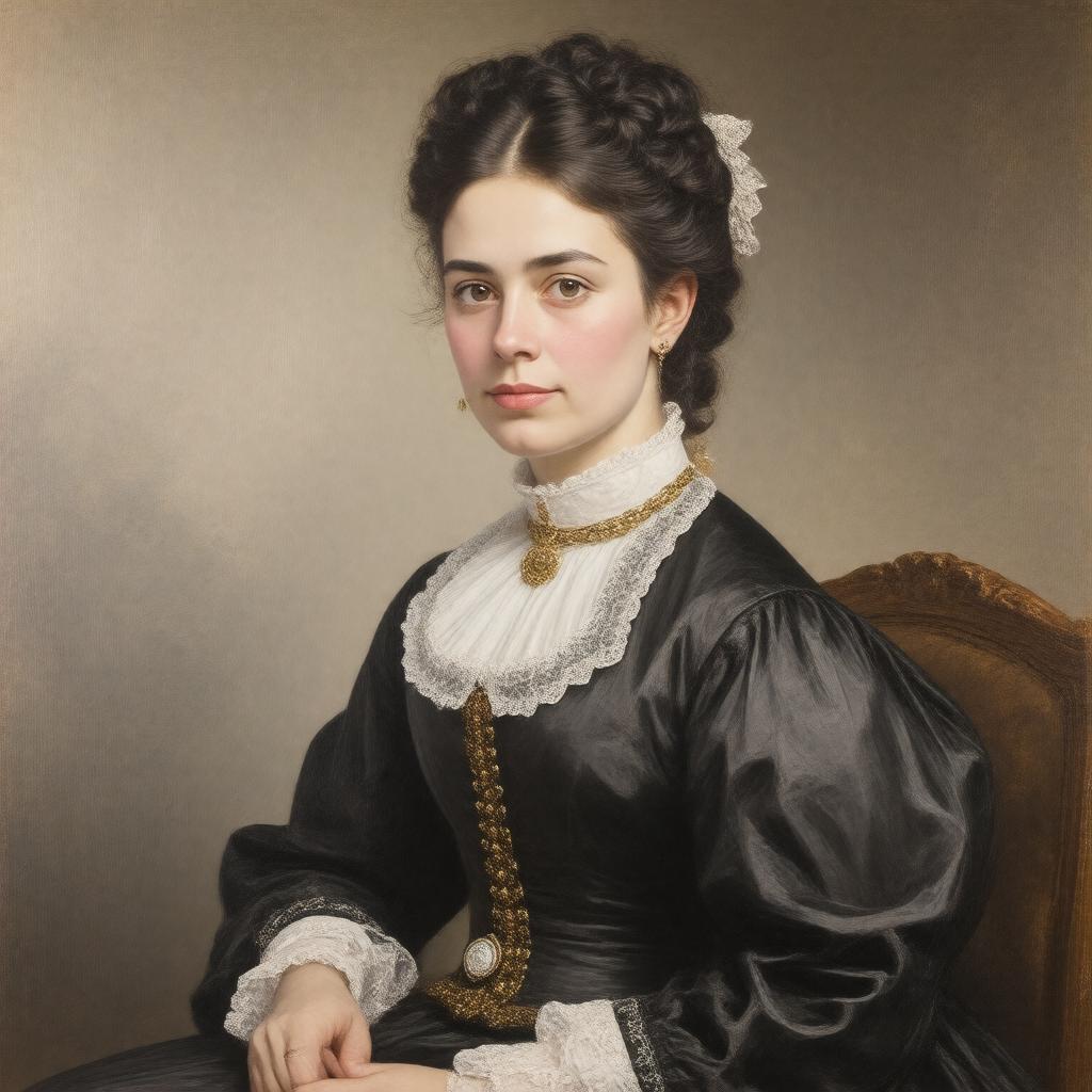 AI-created image of Georgina Đuka Tesla