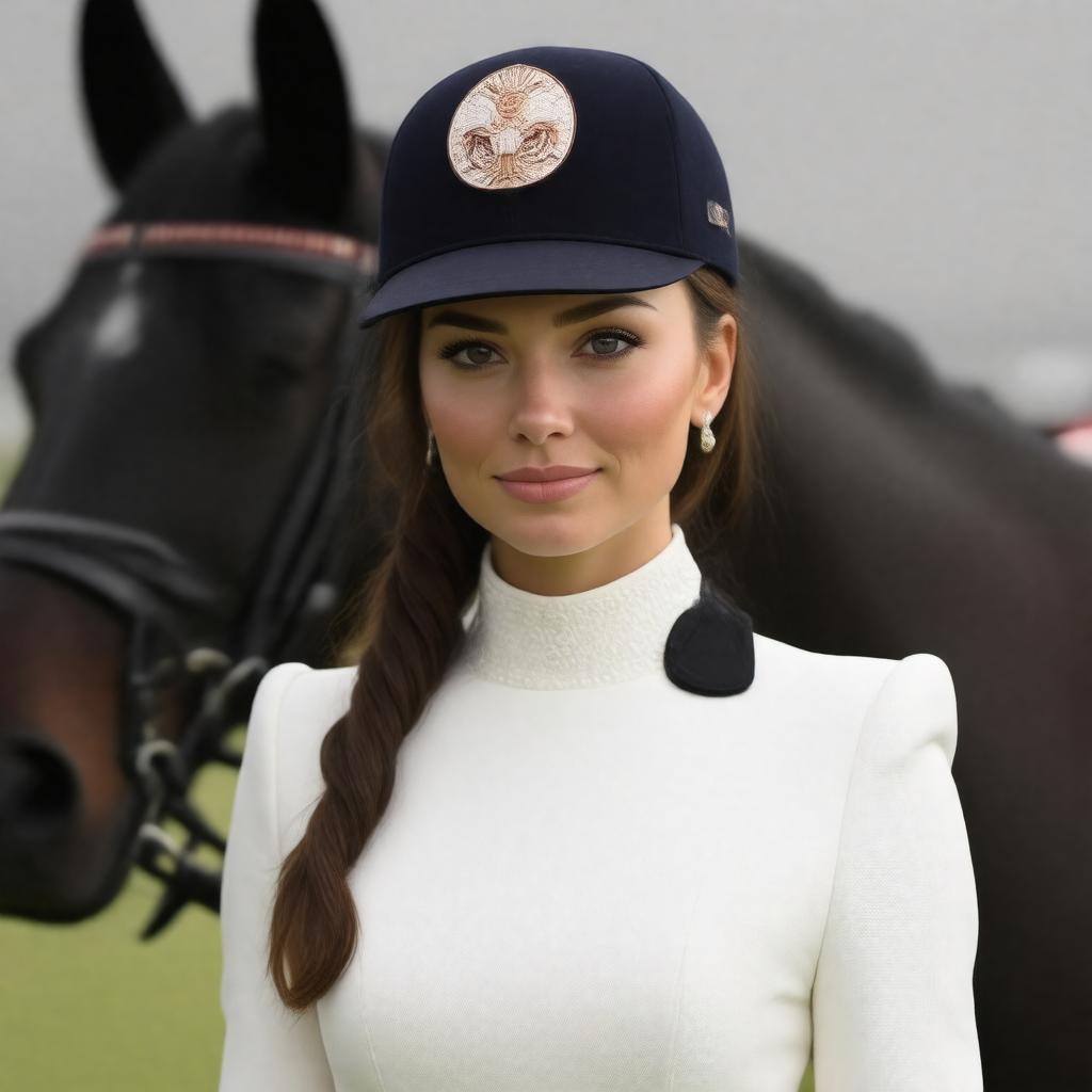 AI-created image of Georgina Bloomberg