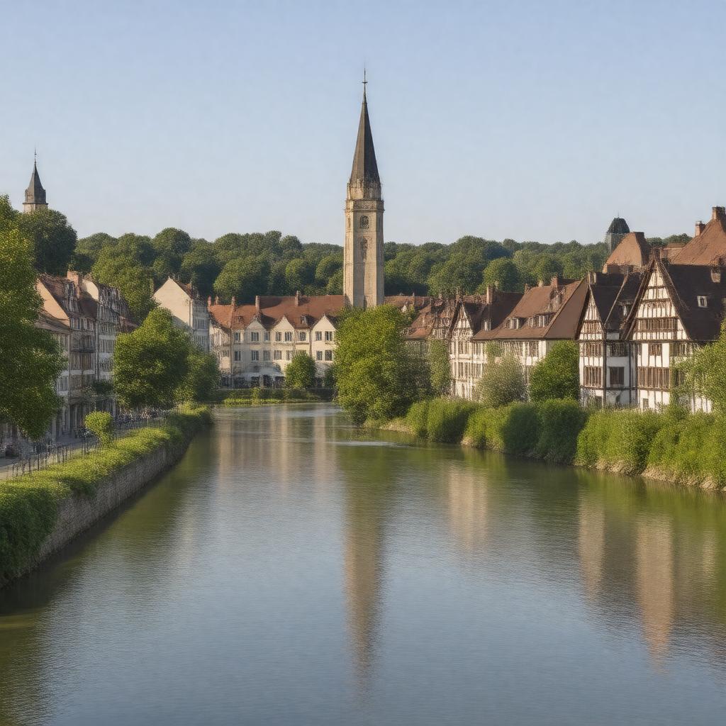 AI-created image of Gera, Germany