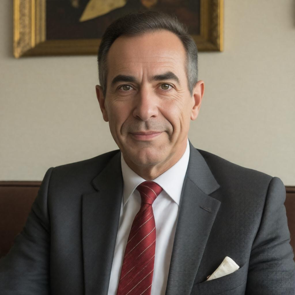 AI-created image of Gerald Baron Cohen