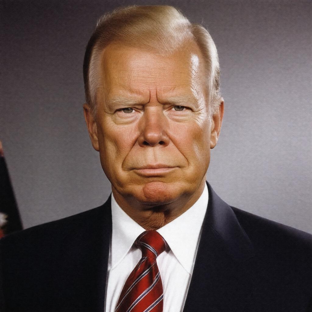 AI-created image of Gerald Ford
