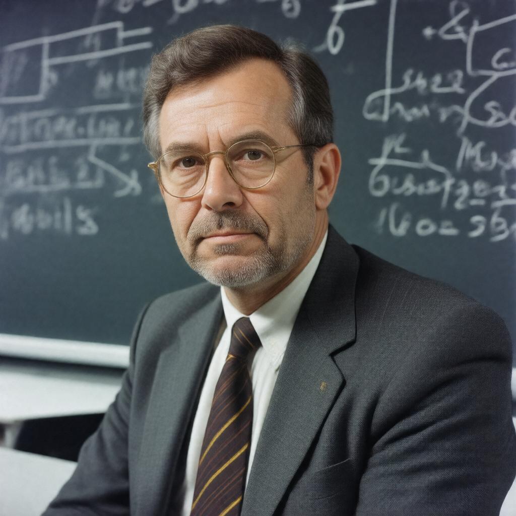 AI-created image of Gerald Guralnik