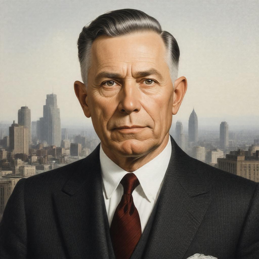 AI-created image of Gerald Hiken