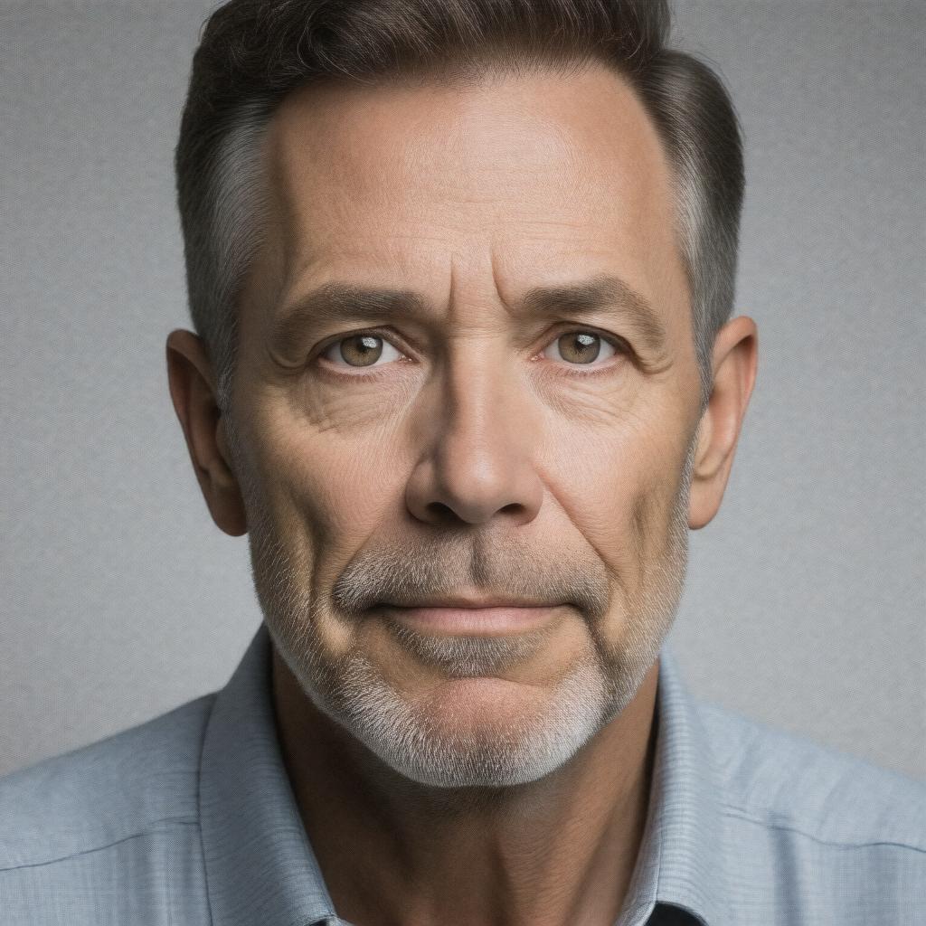 AI-created image of Gerald Seymour Valentin