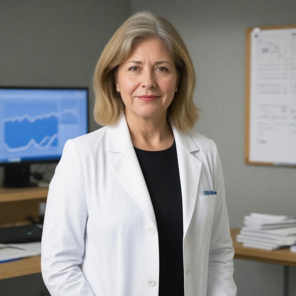 AI-created image of Geraldine Rauch