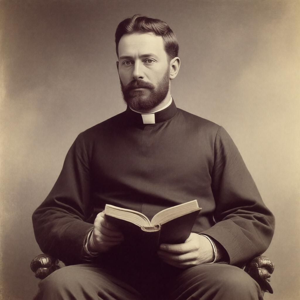 AI-created image of Gerard Manley Hopkins
