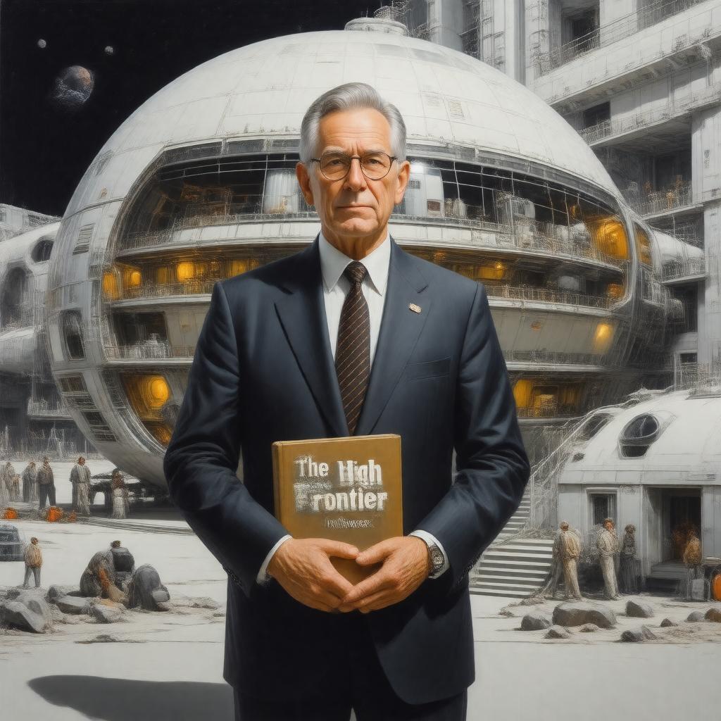 AI-created image of Gerard O'Neill