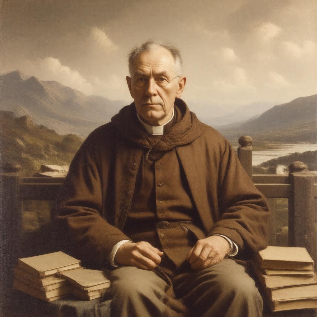 AI-created image of Gerard W. Hughes