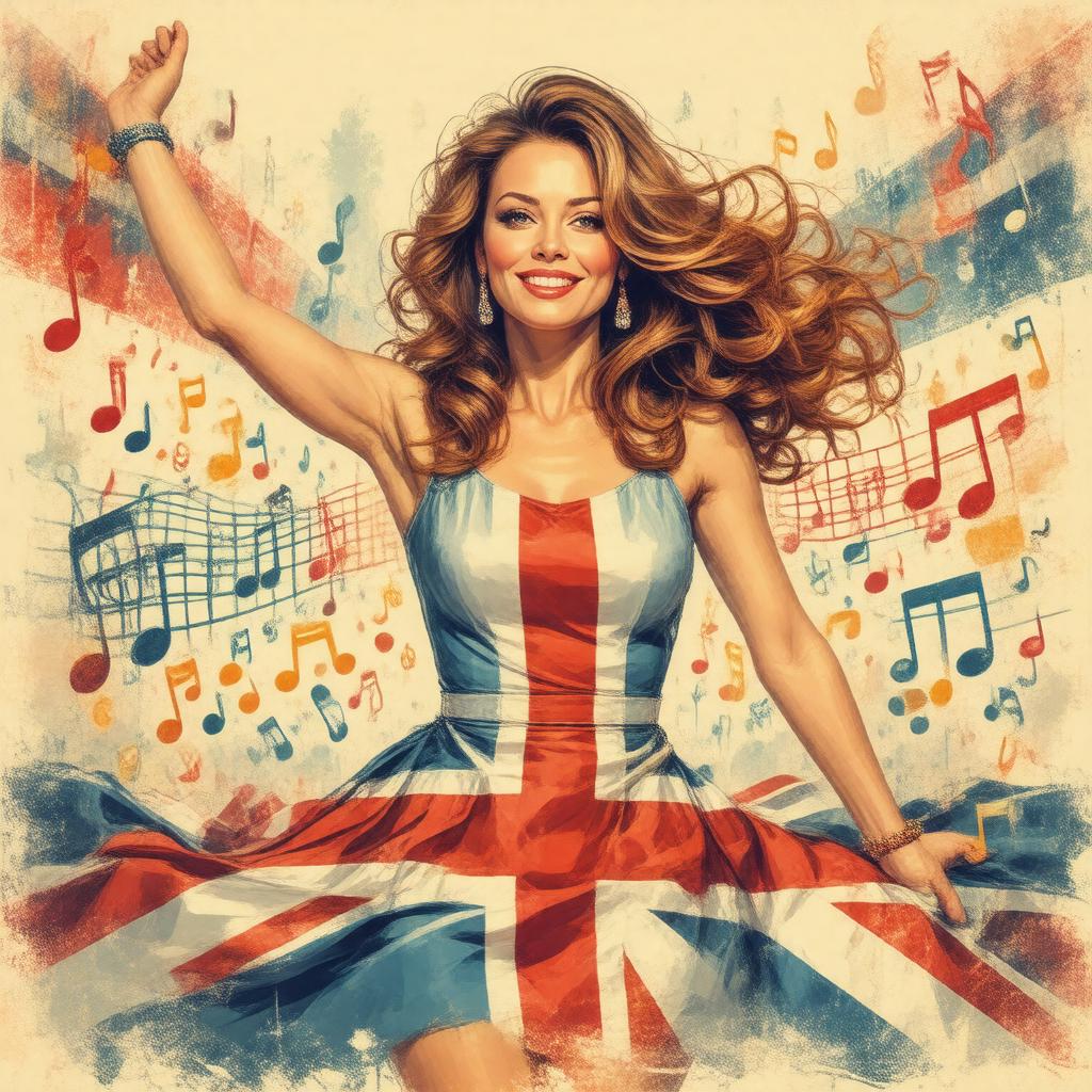 AI-created image of Geri Halliwell