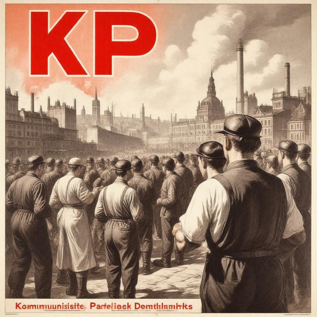 AI-created image of German Communist Party