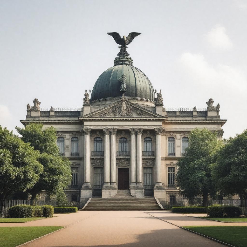 AI-created image of German colonial administration