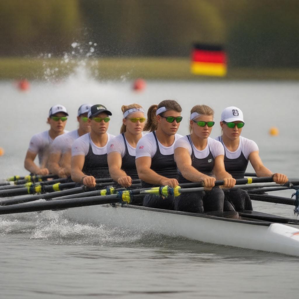 AI-created image of Germany rowing team