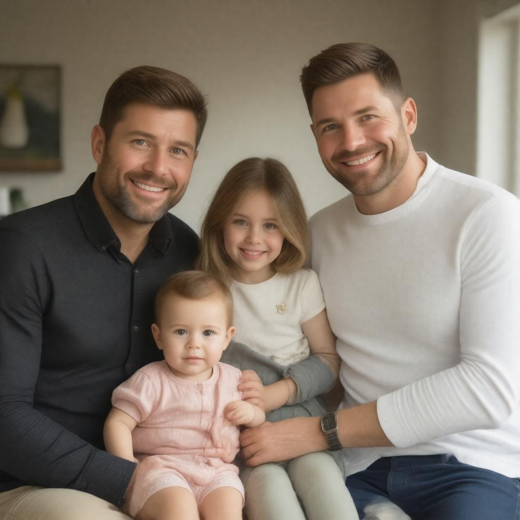 AI-created image of Gerrard family