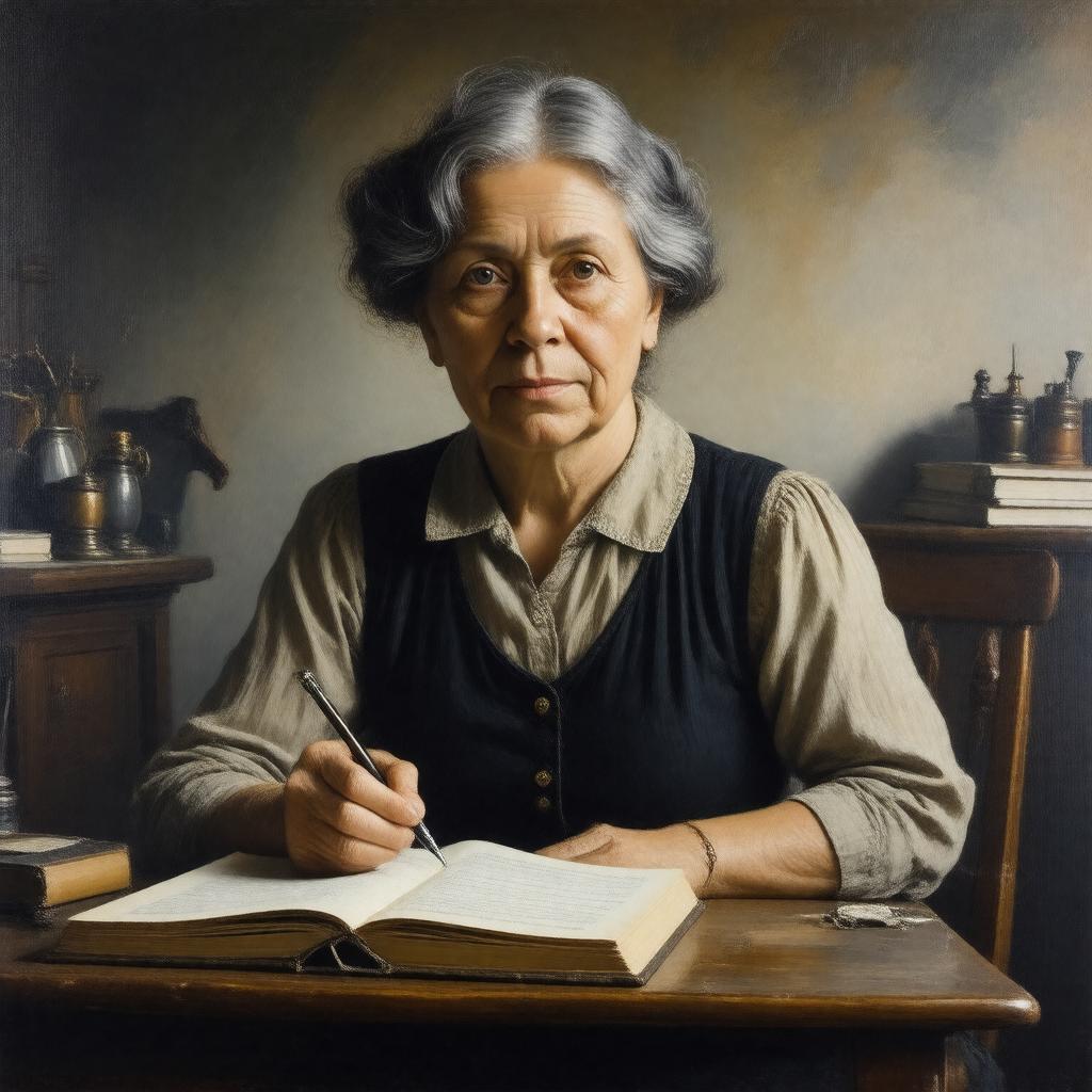 AI-created image of Gertrud Szillat