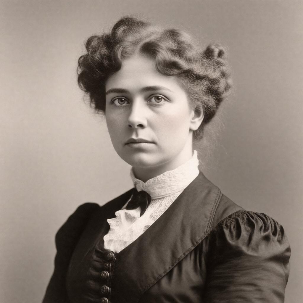 AI-created image of Gertrude Atherton