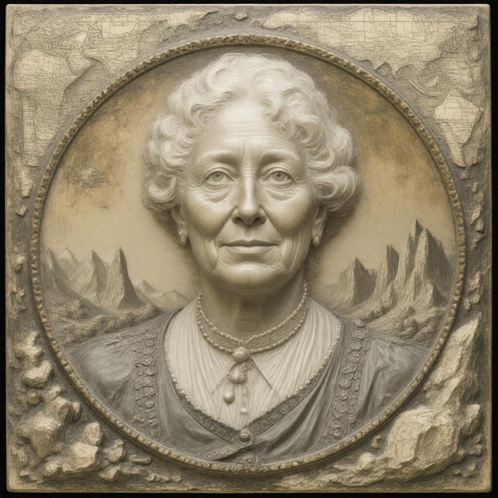 Click to view larger image AI-created image of Gertrude Elles Award