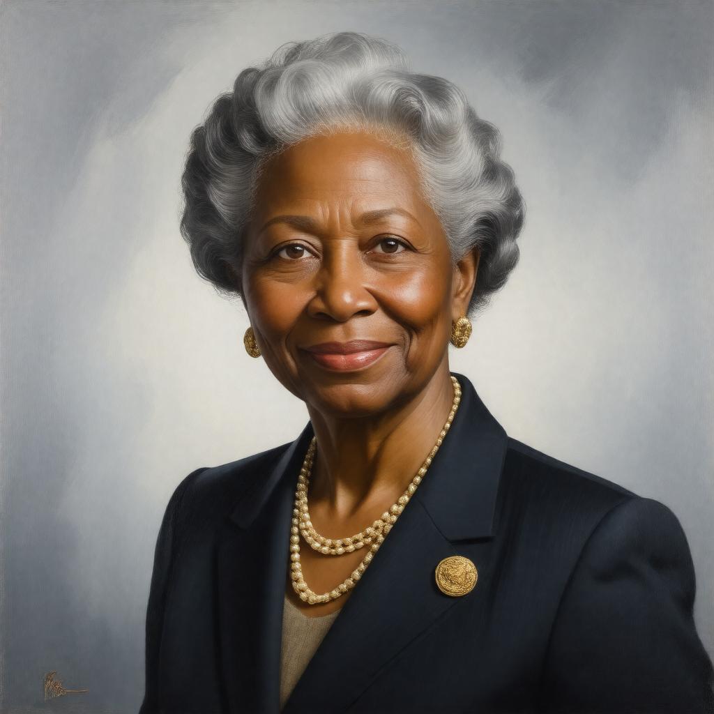 AI-created image of Gertrude I. Johnson