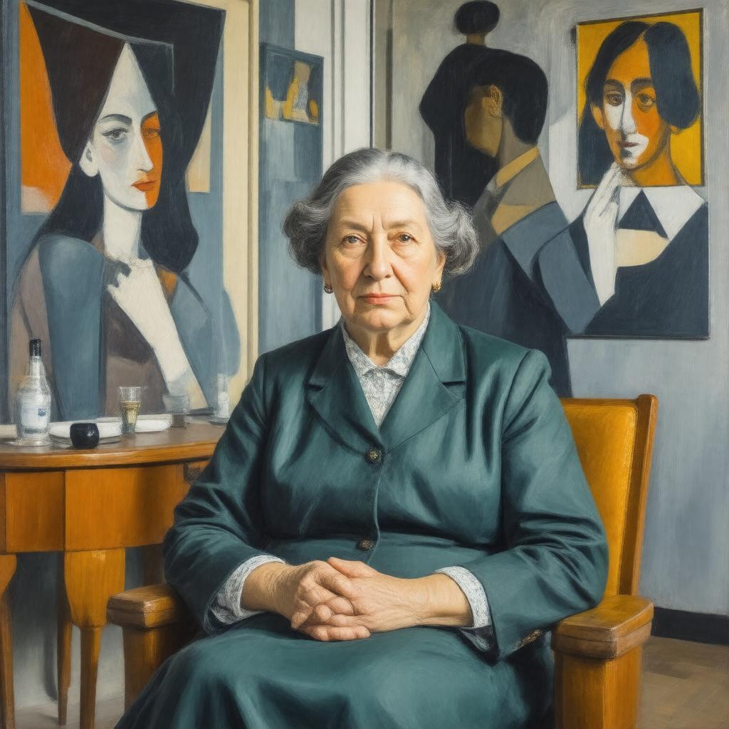 AI-created image of Gertrude Stein