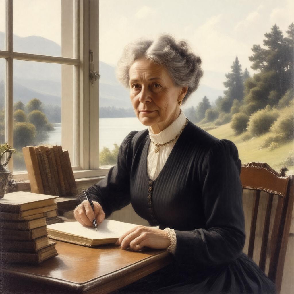 AI-created image of Gertrude Woodard