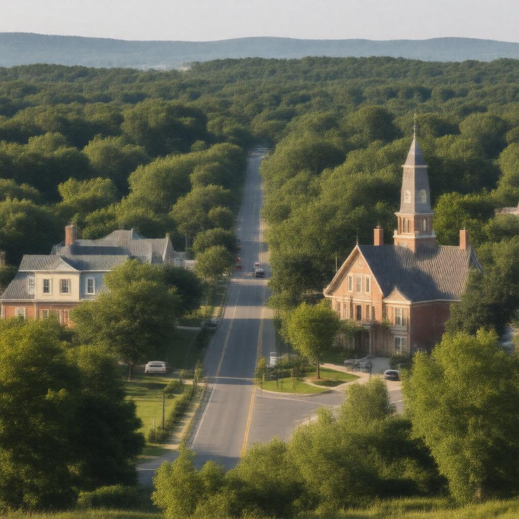 AI-created image of Gettysburg, Pennsylvania