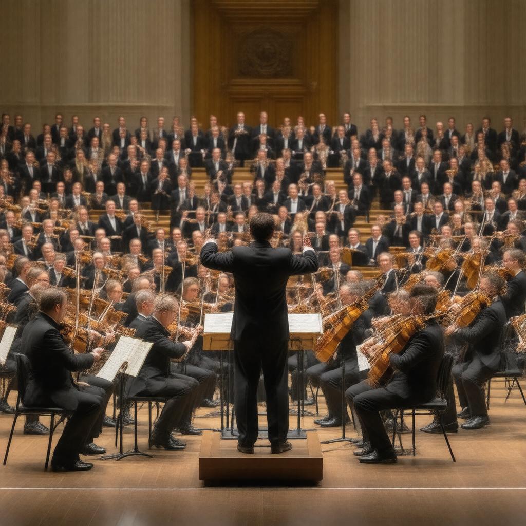 AI-created image of Gewandhaus Orchestra
