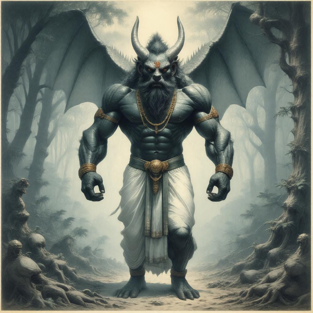 AI-created image of Ghatotkacha