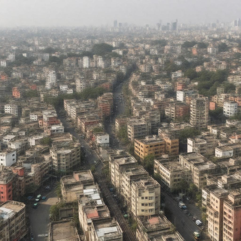 AI-created image of Ghaziabad, India
