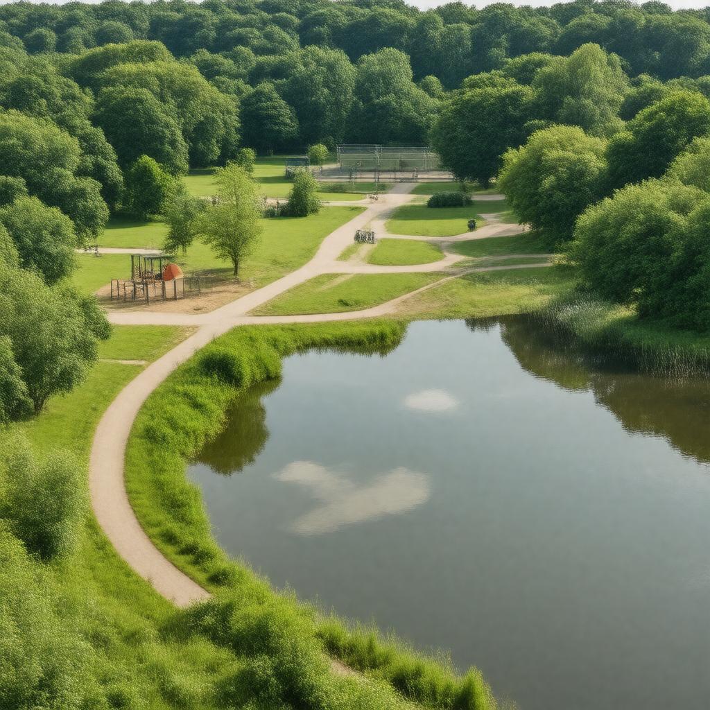 AI-created image of Gheluvelt Park (UK)