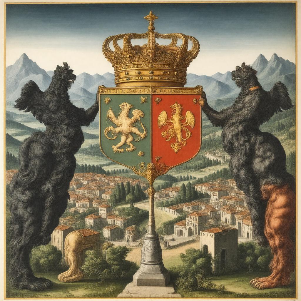 AI-created image of Ghibellines of Lucca