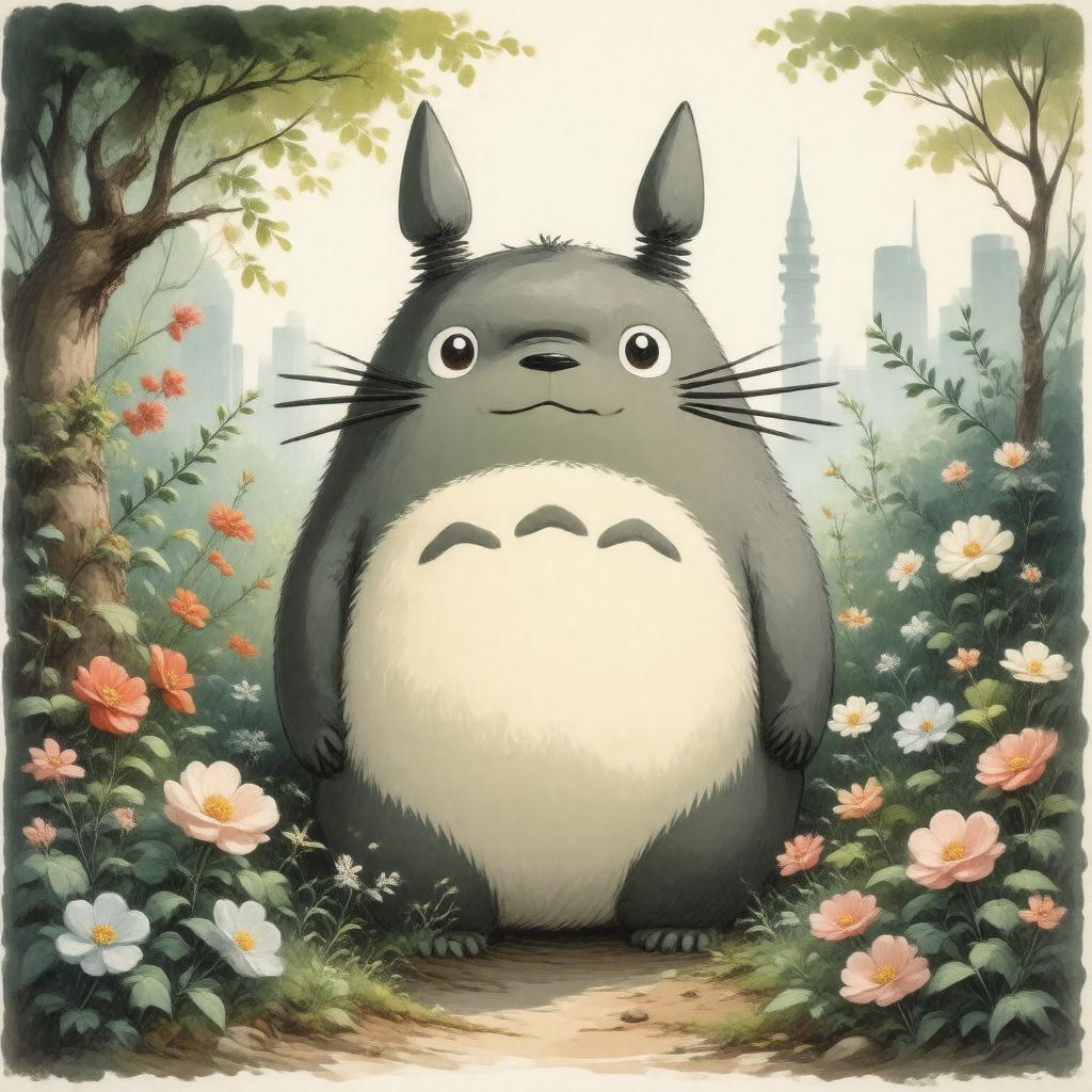 AI-created image of Ghibli Studio