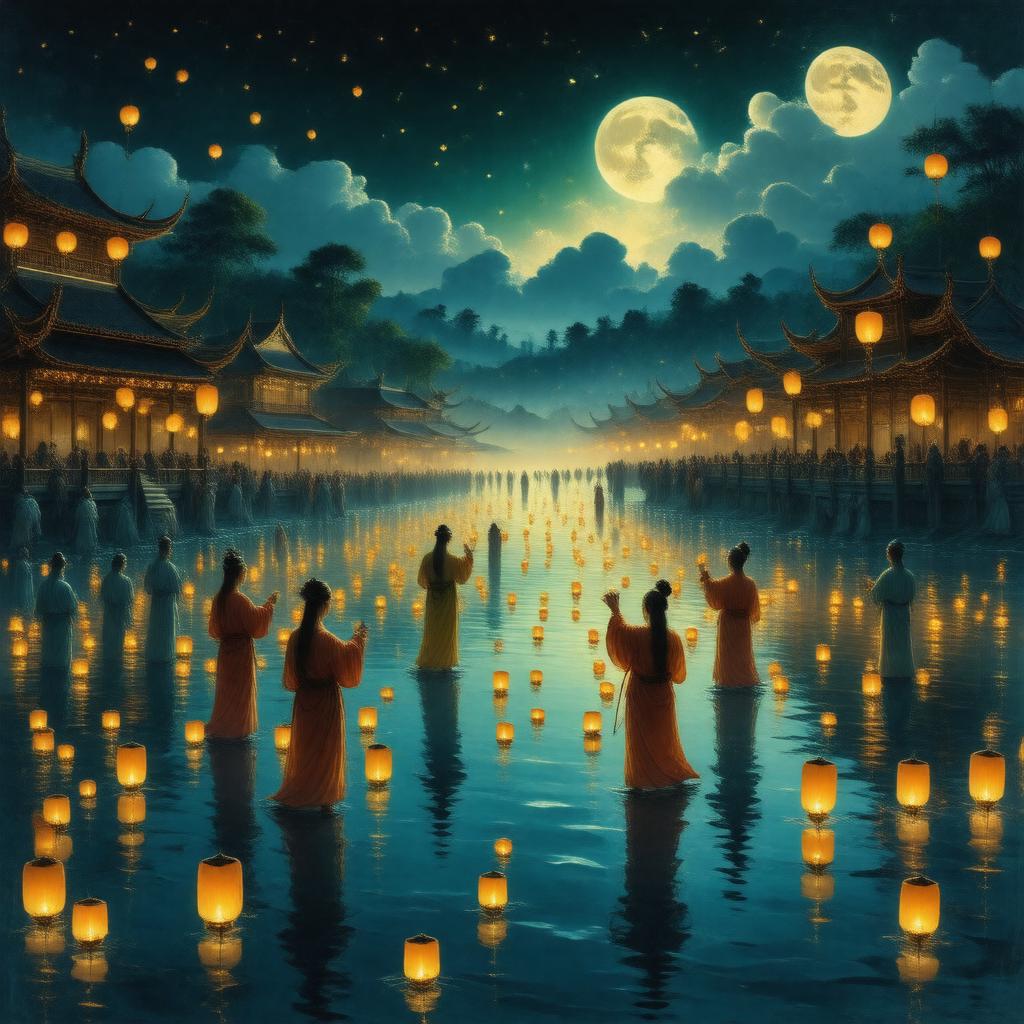 AI-created image of Ghost Festival