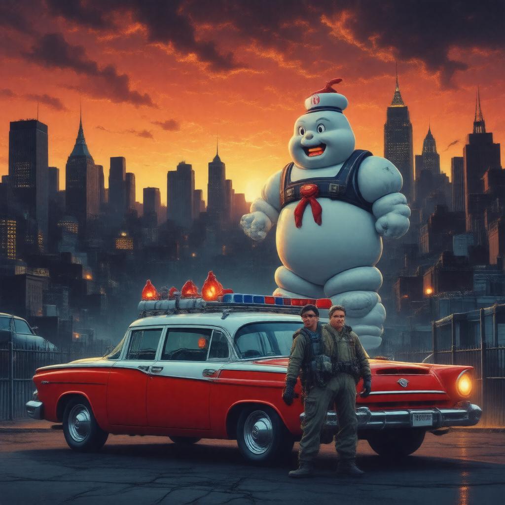AI-created image of Ghostbusters