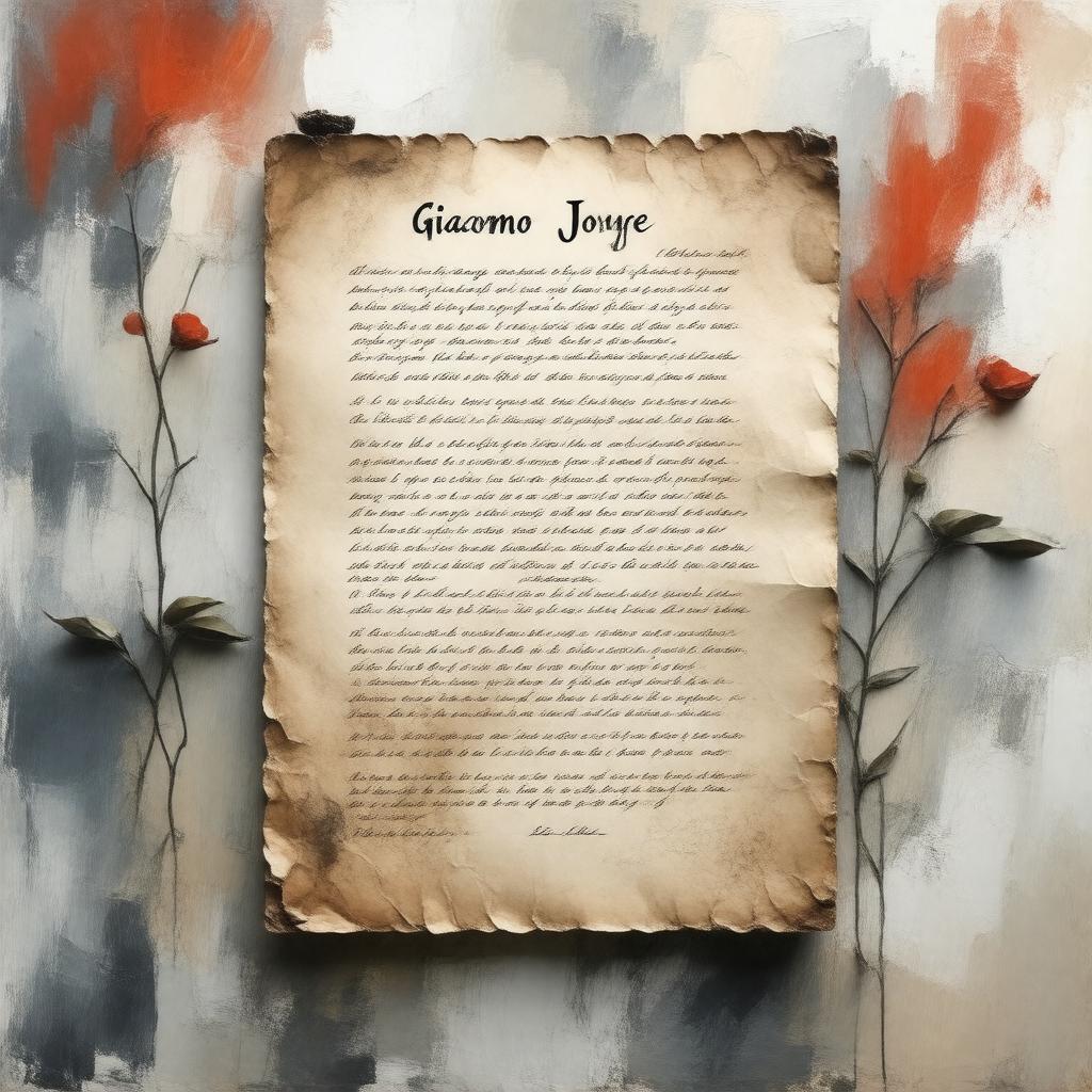 Click to view larger image AI-created image of Giacomo Joyce