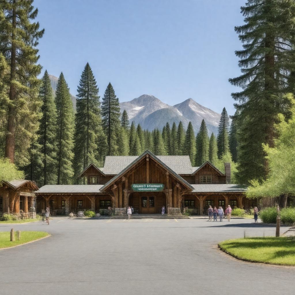 AI-created image of Giant Forest Museum