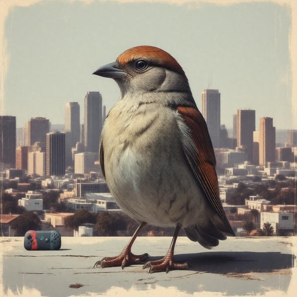 Click to view larger image AI-created image of Giant Sparrow