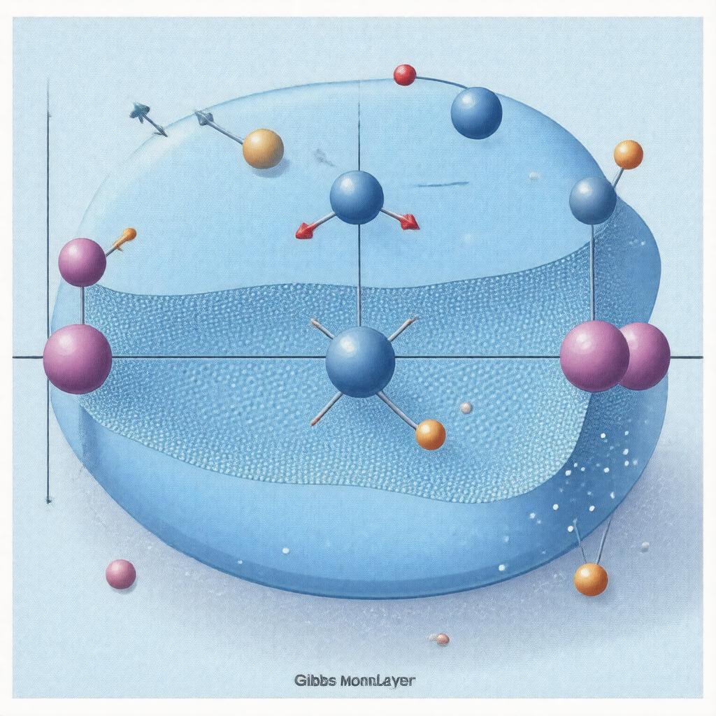 AI-created image of Gibbs monolayer