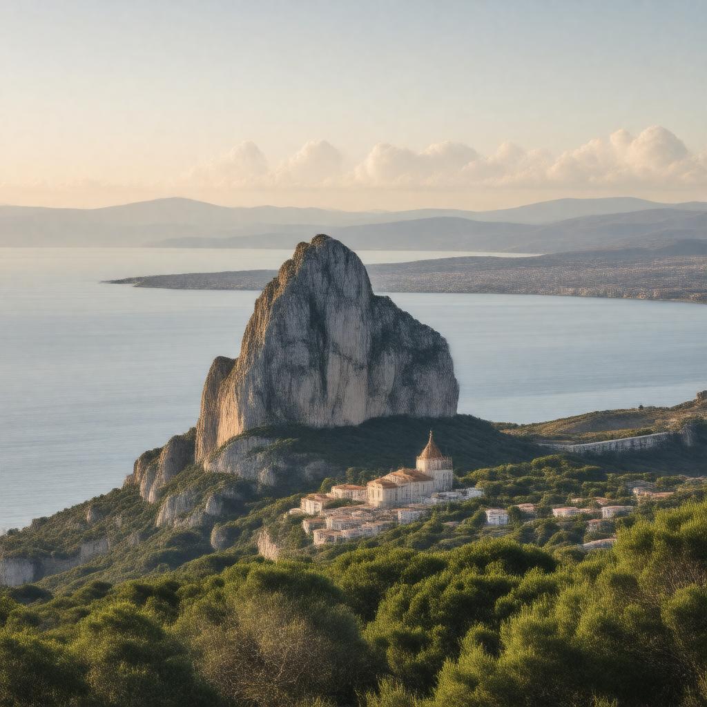 AI-created image of Gibraltar