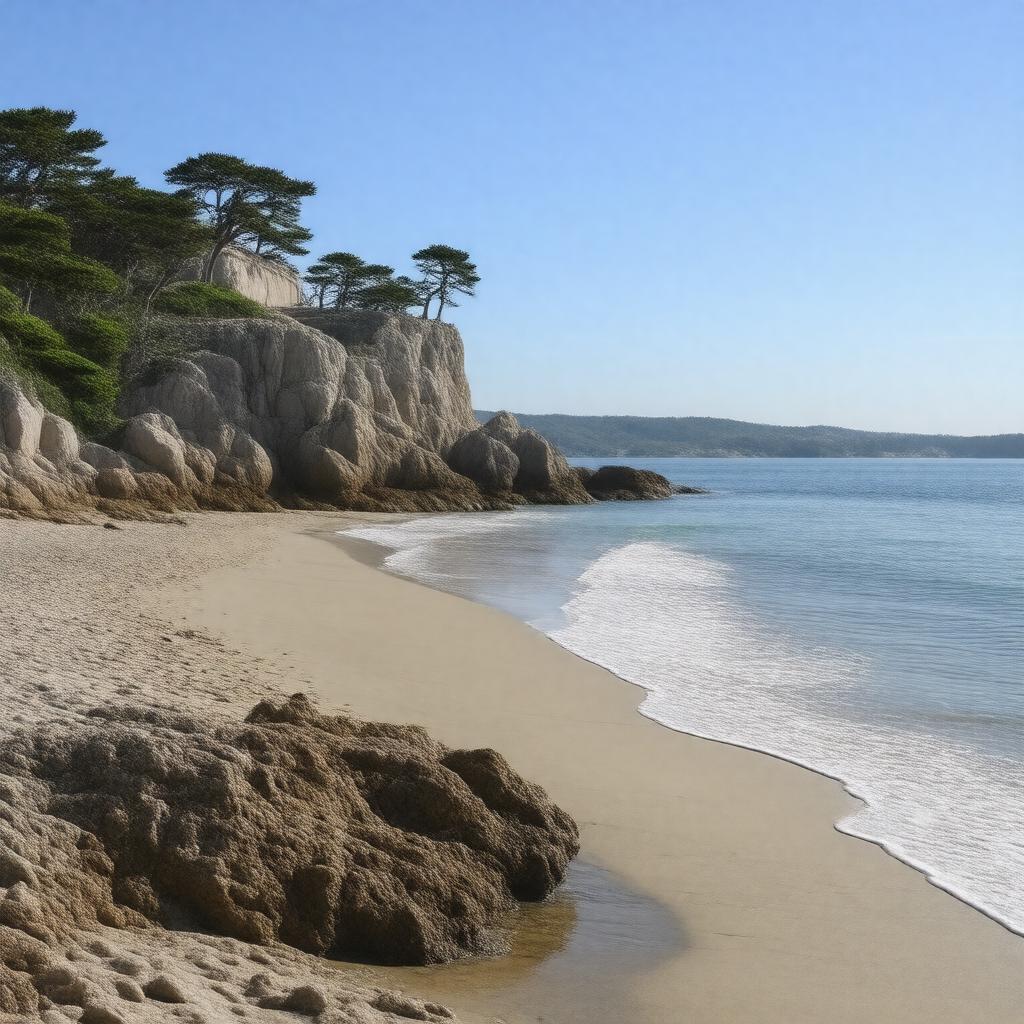 AI-created image of Gibson Beach